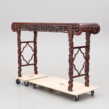 A hardwood communion table, late Qing dynasty (1662-1912).