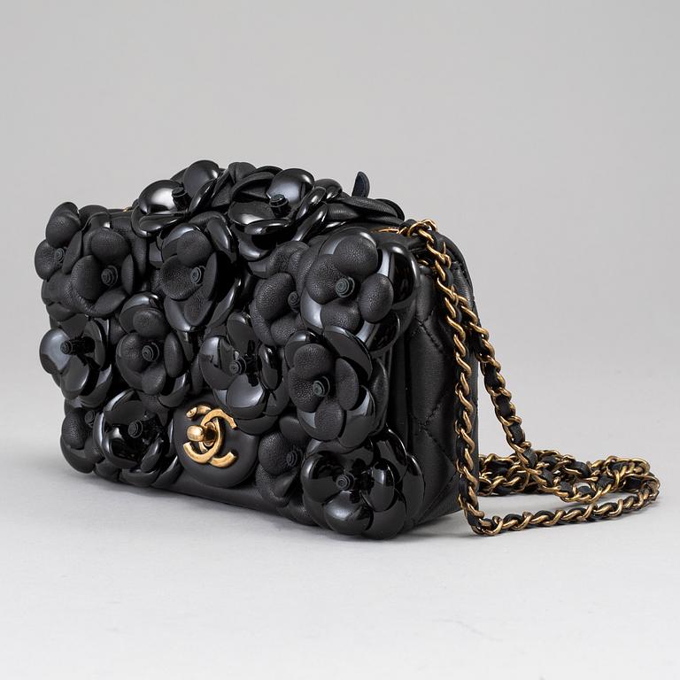 CHANEL, "Camellia Mini Classic Flap bag", 2015-2016.