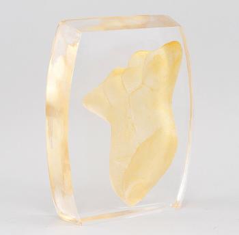 OBJEKT, glas, Erika Höglund, Målerås, signerad, sent 1900-tal.