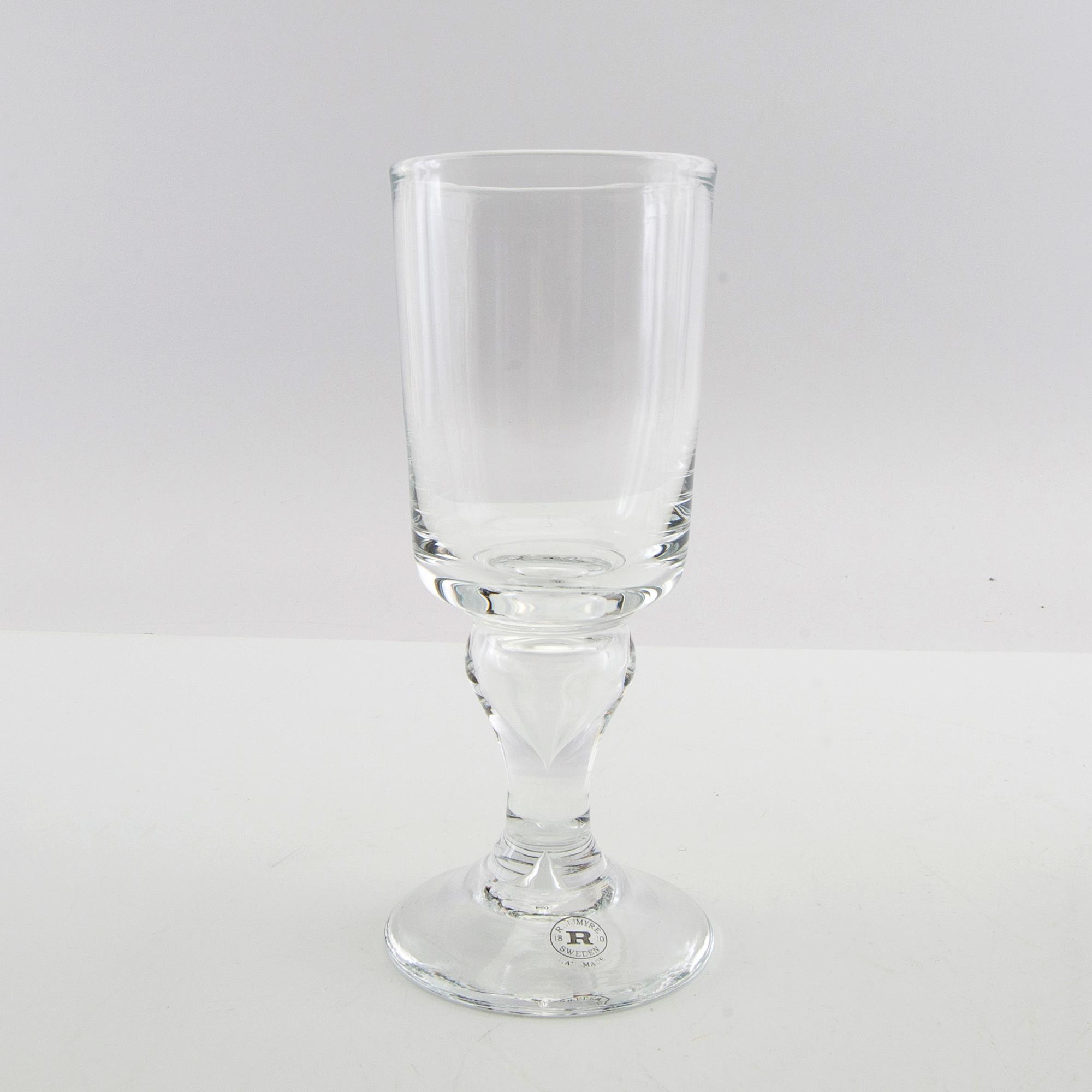 Servis, 24 dlr "Antik", Reijmyre glasbruk, 1900-talets andra hälft.