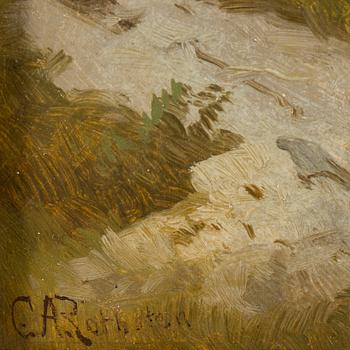 CARL ABRAHAM ROTHSTÈN, olja på duk, signerad C.A Rothsten.