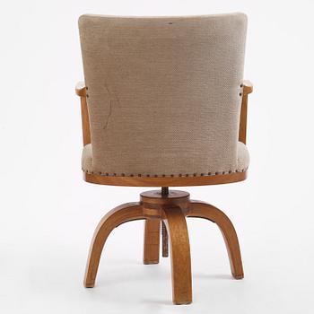 Axel Einar Hjorth, an "O.K." swivel chair, Nordiska Kompaniet, 1937.