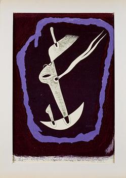 NILS WEDEL, grafiska blad, 2 st, signerade.