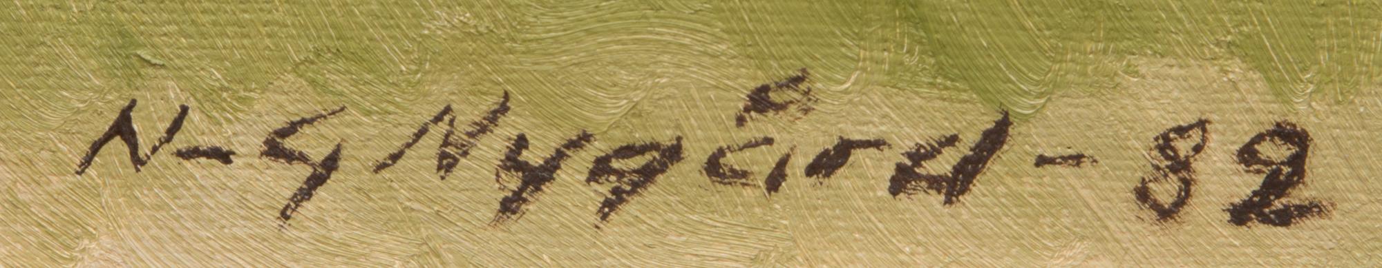 NILS-GUSTAV NYGÅRD, oil on canvas, signed and dated -82.