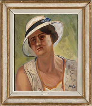 GEORG PAULI, olja på pappannå, monogramsignerad.