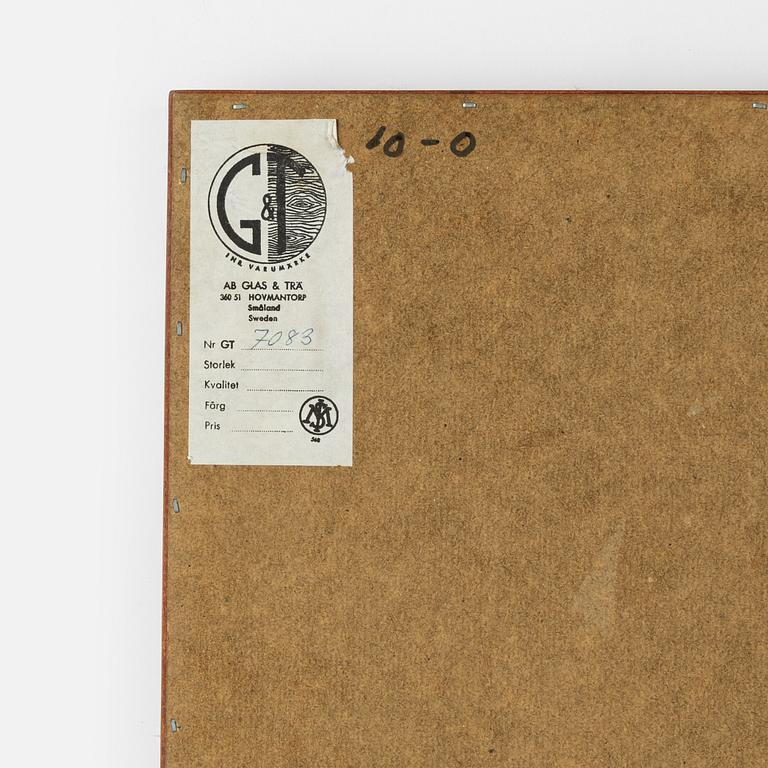 A Mirror,  Glas &Trä, Hovmantorp, second half of the 20th century.