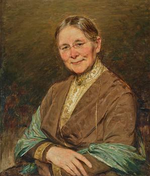 761. Bertha Wegmann, Woman's portrait.