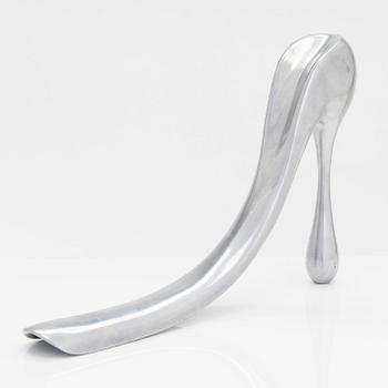 Manolo Blahnik, an aluminium shoe horn for Habitat.