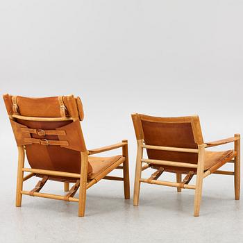 Kenneth Bergenblad, Armchairs, 2 pcs, "Dormi" high and low, Dux, designed in 1979.