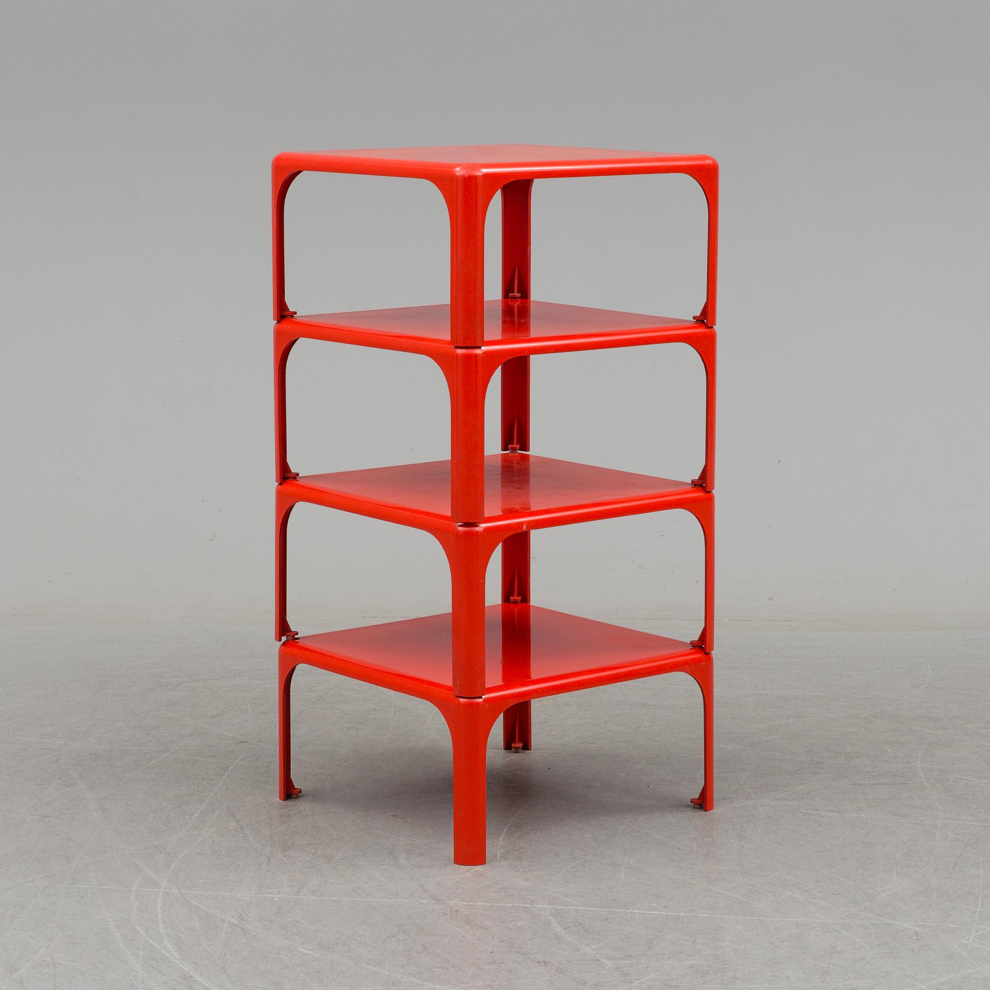 VICO MAGISTRETTI, bord, 4 stycken, "Demetrio 45", Artemide, Milano, Italien, 1900-talets senare del.