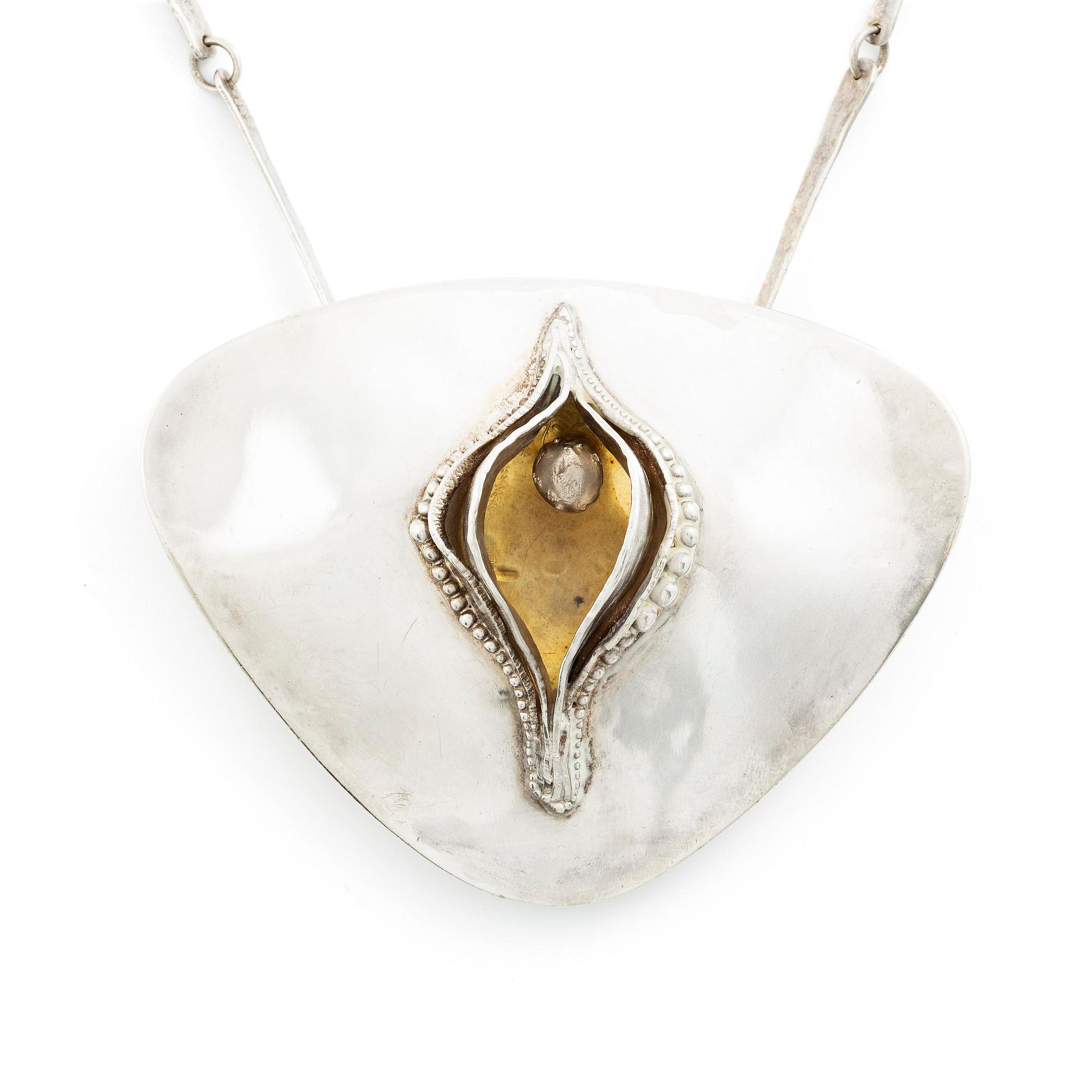 Bernd Janusch, a necklace, silver, Stockholm 1983.
