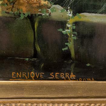 ENRIQUE SERRA Y AUQUÉ,  oil on canvas, signed, Roma.