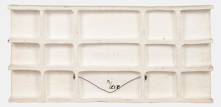 Karl Heinz Schultz-Köln, relief, stengods, signerad Schultz-Köln, numrerad 217/61.