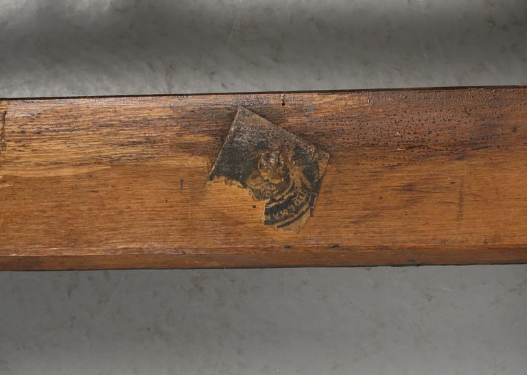 STOL, sengustaviansk, med Stockholms Hallstämpel, omkring 1800.
