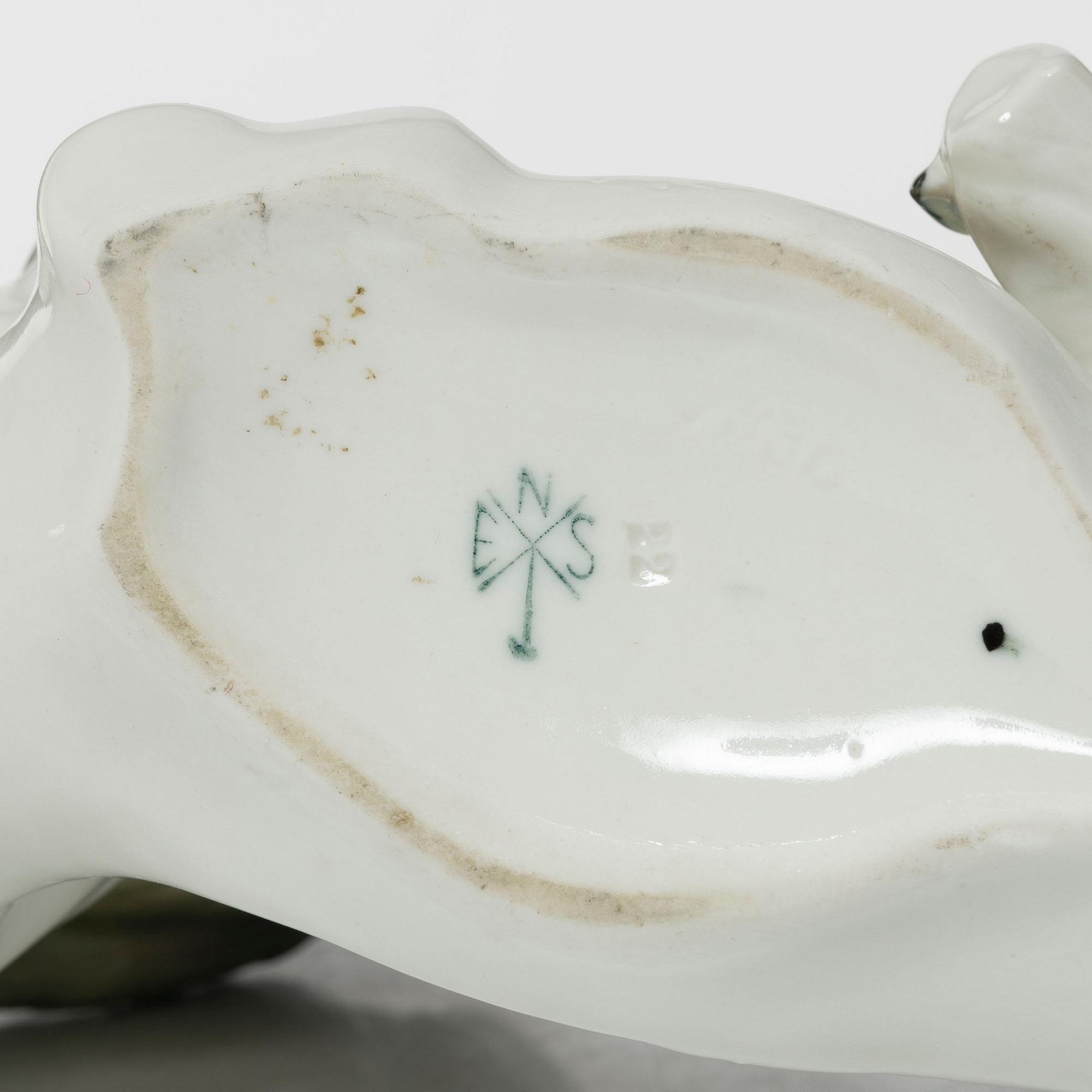 Figure, porcelain, Karl Ens, Germany, 20th century.