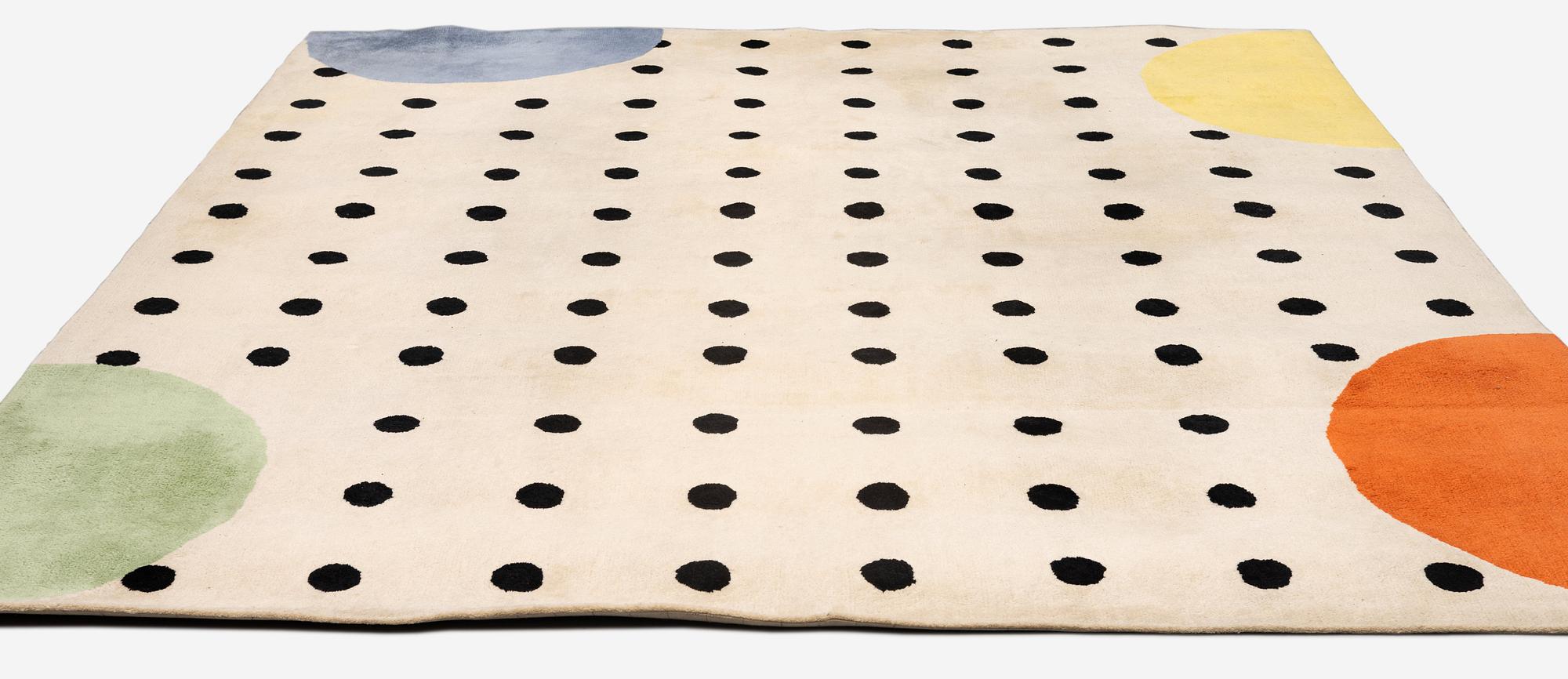 Pia Wallén, a carpet, tufted, Nordiska Galleriet 1986, ca 299 x 255 cm.