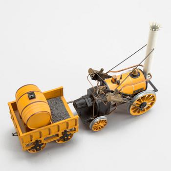HORNBY, ånglok med tender, "Stephensons Rocket", 1900-talets senare del, spårvidd 3,5 tum.