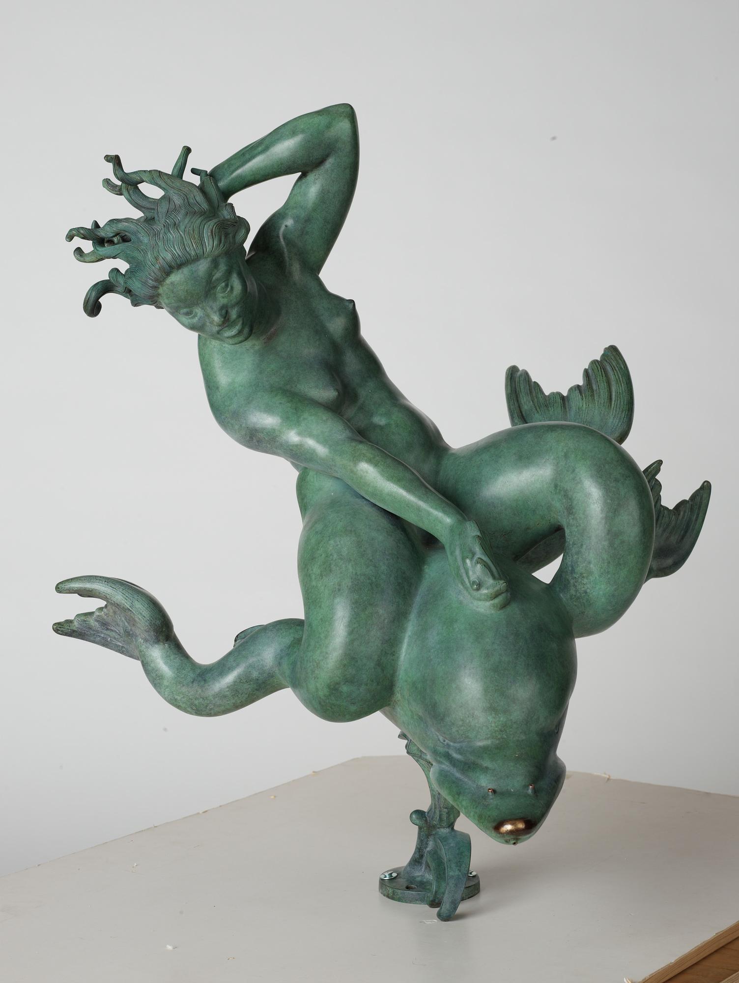 Carl Milles, Naiad and dolphin.