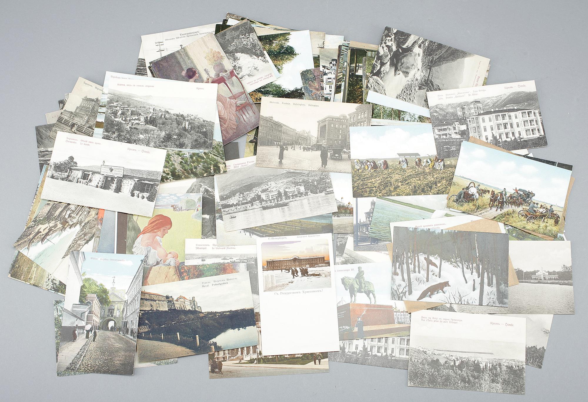 VYKORT, ca 100 st, Ryssland, tidigt 1900-tal.