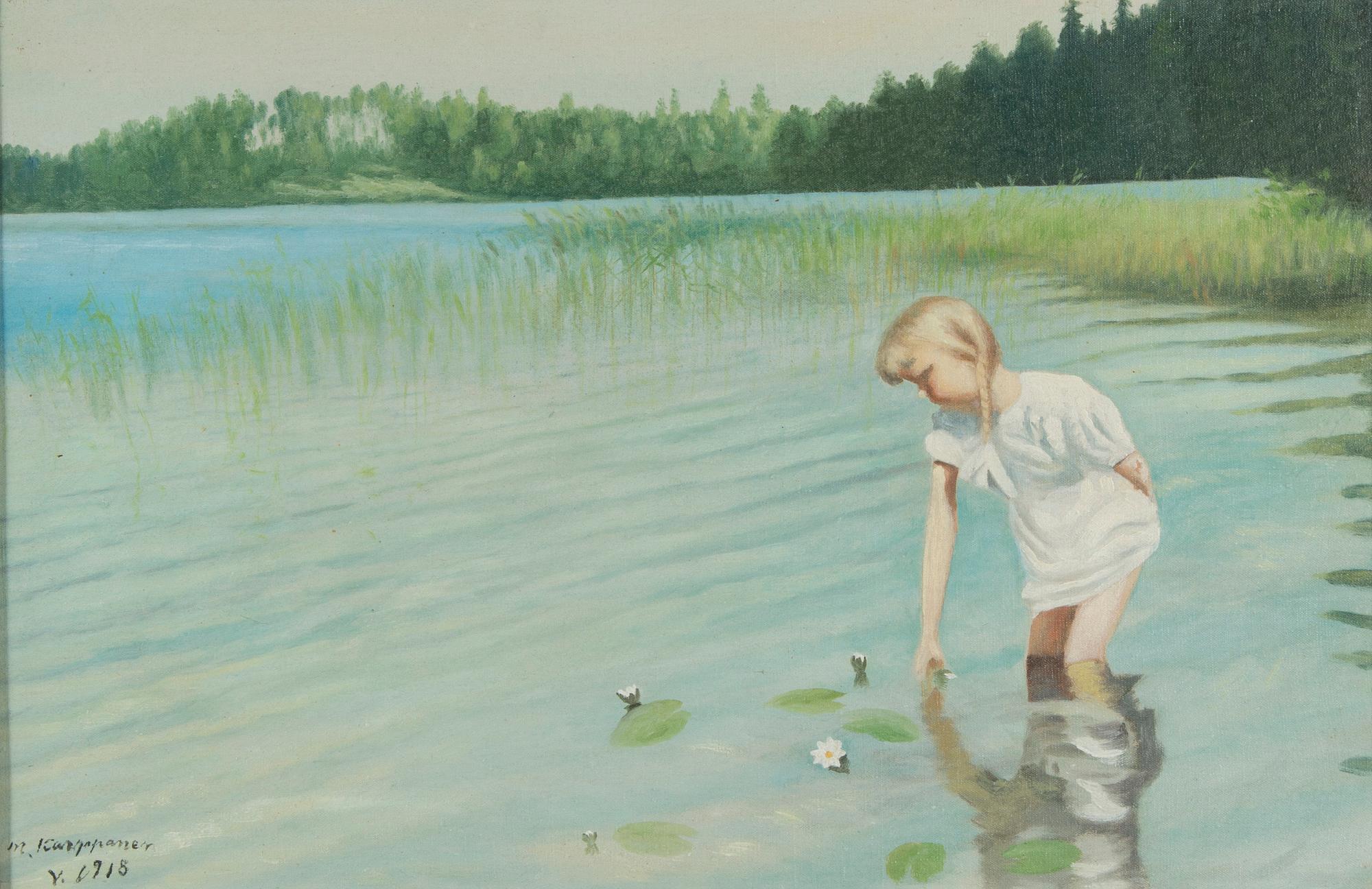 Matti Karppanen, Girl Wading.