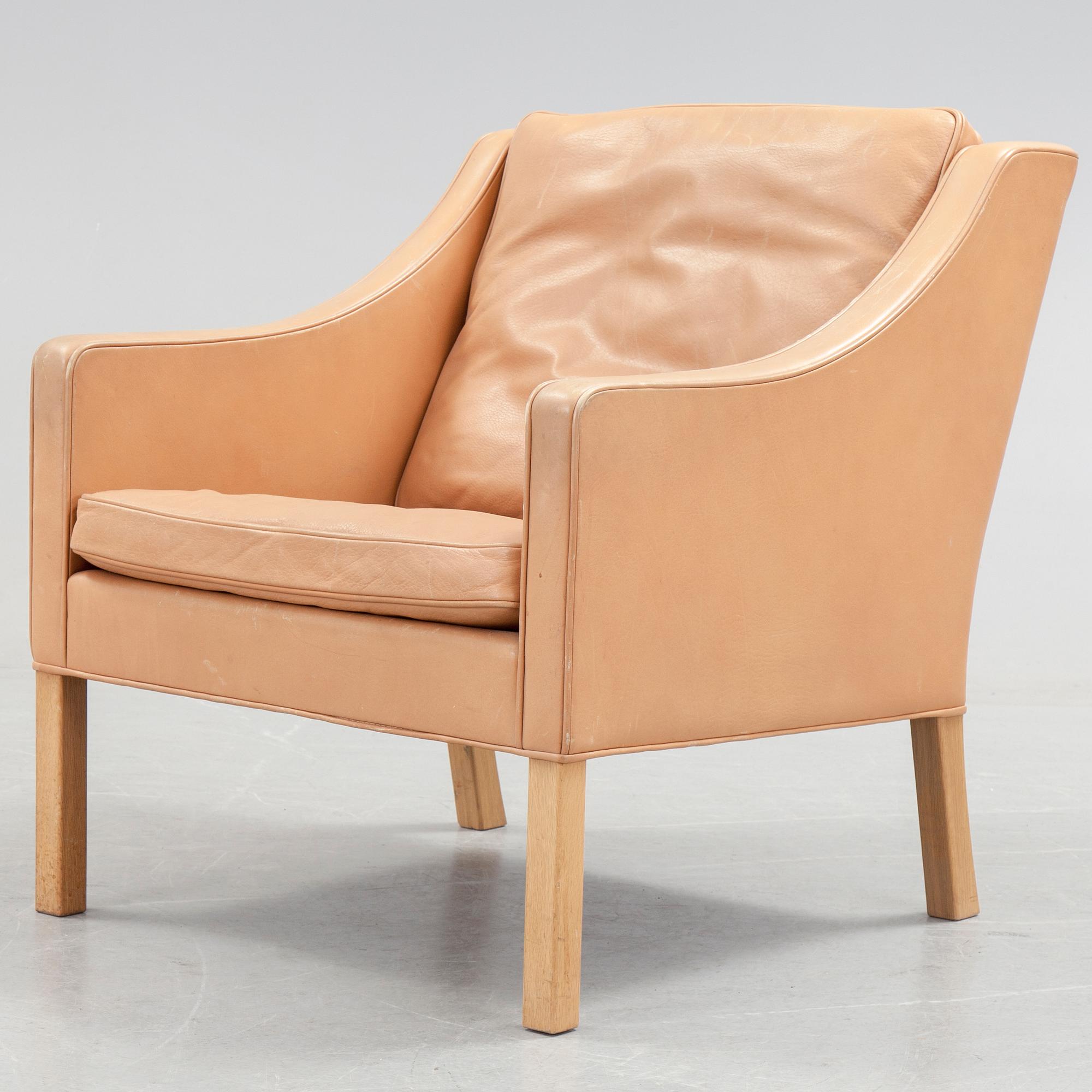 BØRGE MOGENSEN, fåtölj, "Lounge Chair", Fredericia Stolefabrik, modell 2207, 1900-talets andra hälft.