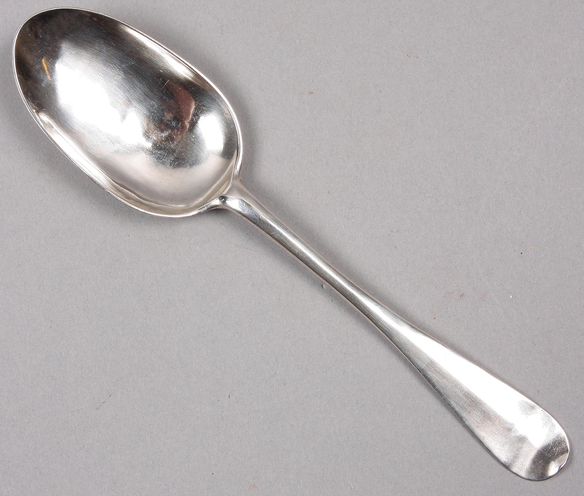 MATSKED, silver, Johan Friedrich Steltzner Malmö 1730.