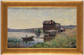 Carl Johansson, "Strandparti i middagsbelysning" ("Beach scene in midday light").