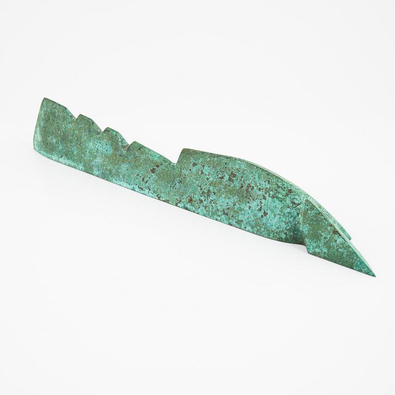 Björn Selder, sculpture, unsigned, bronze.