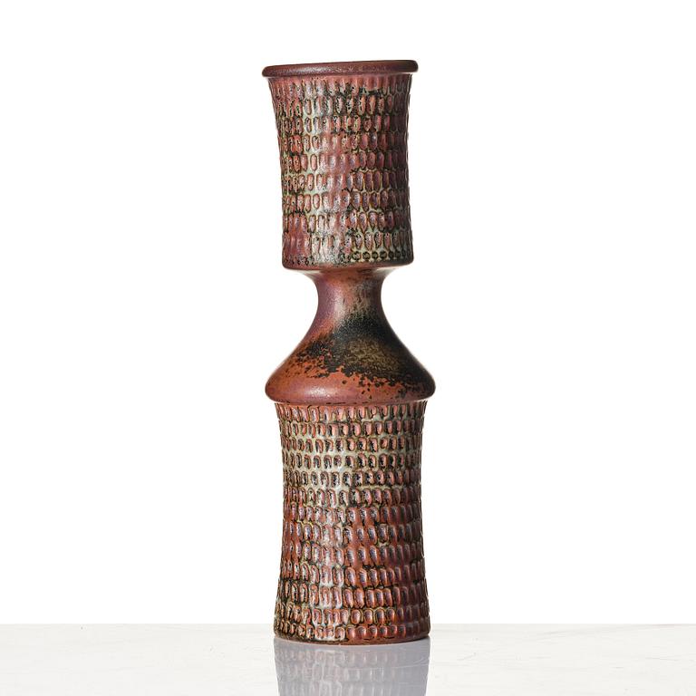 Stig Lindberg, a stoneware vase, Gustavsberg Studio, Sweden, 1968.