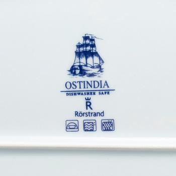 RÖRSTRAND, servisdelar, 51 st, "Ostindia", porslin.