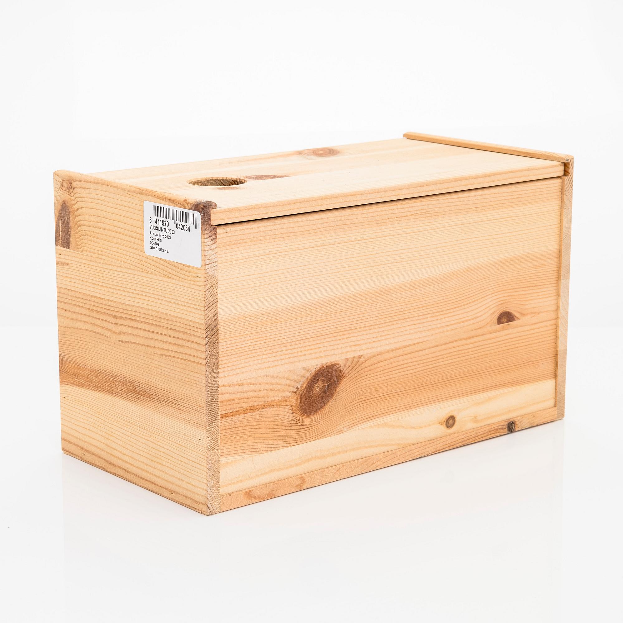 Oiva Toikka, glasfågel/ årsfågel 2003, signerad O. Toikka 2003. I original trälåda.