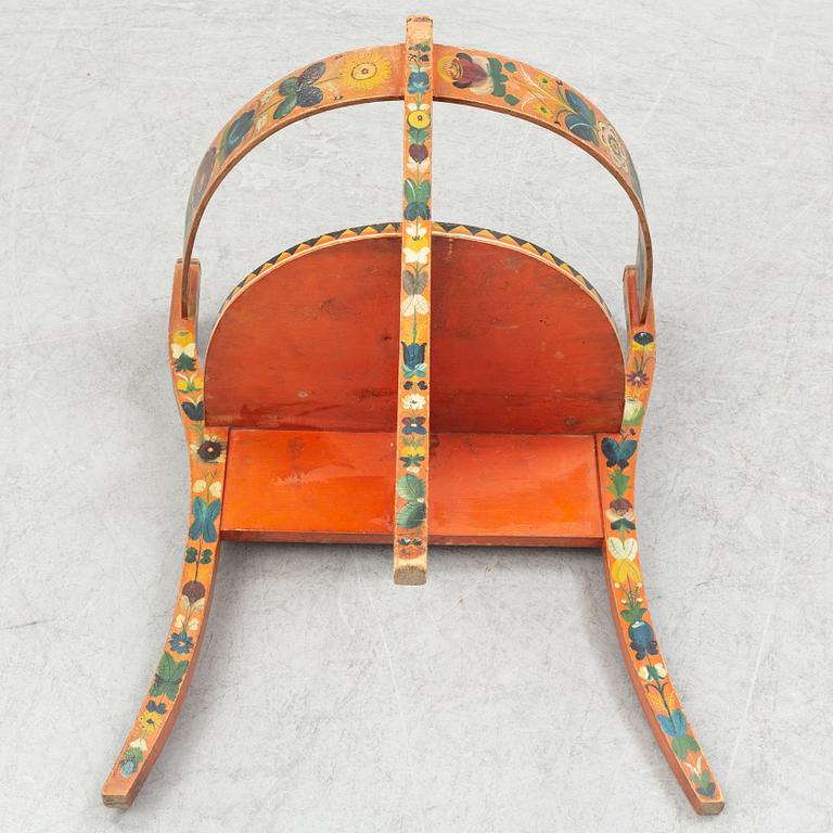 ARMCHAIR, possibly Norway, ca 1900.