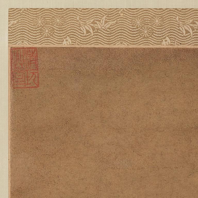 A scroll painting of bamboo, after a Song dynasty painting, probably late Qing dynasty / 20th Century.