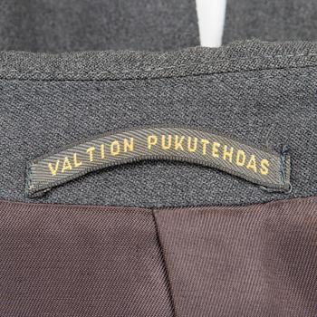 Set of Finnish military uniforms, second half of 20th Century.