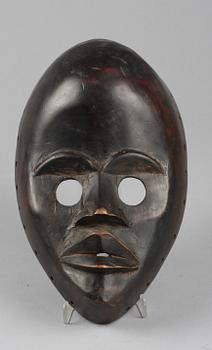 MASK, enl uppgift Dan-stammen, Afrika. 1900-tal.