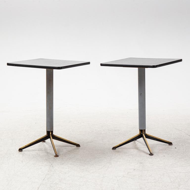 A pair of café tables, Hymabolager, Sweden, 1950's/60's.