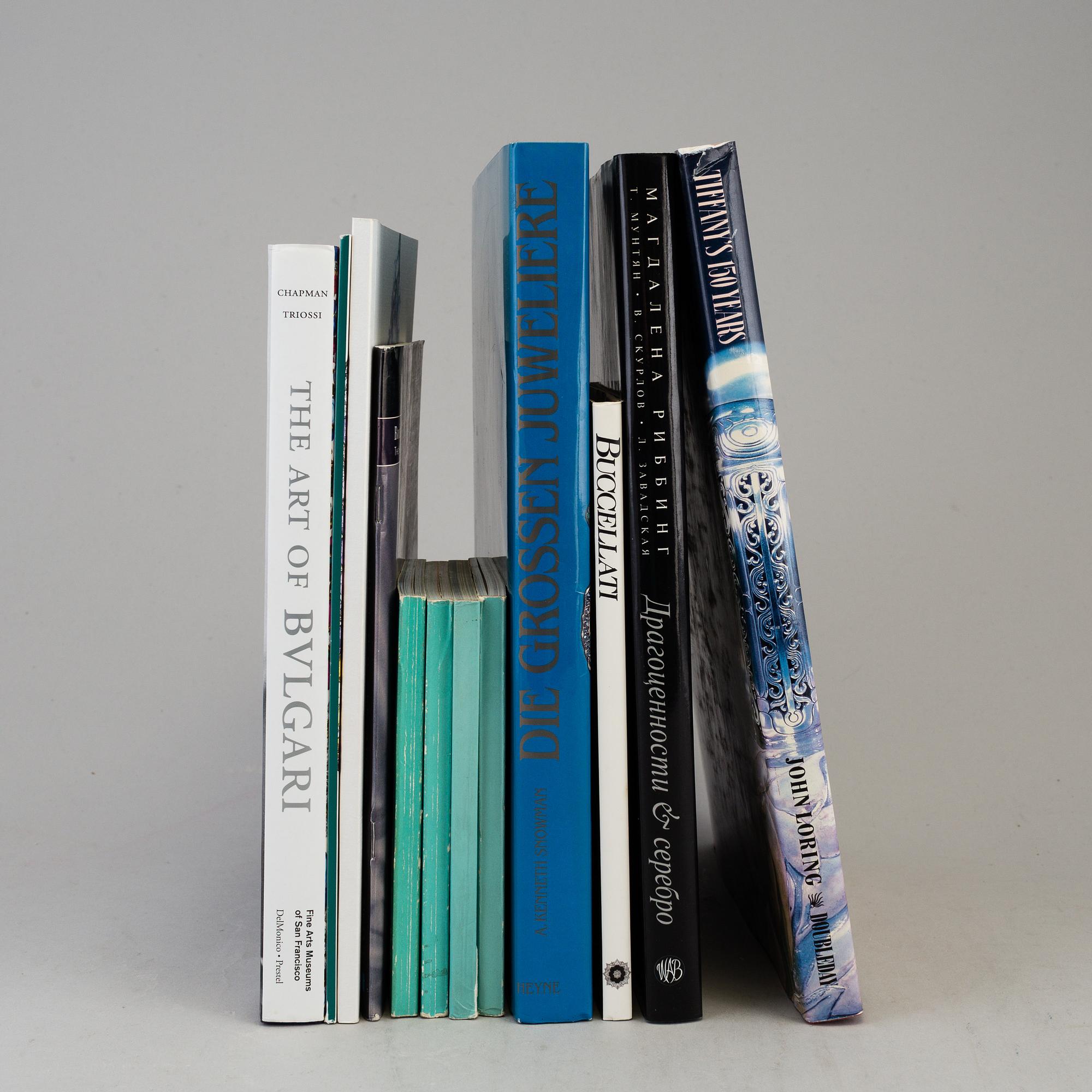 BOOKS. 12 vol, About Jewelry.