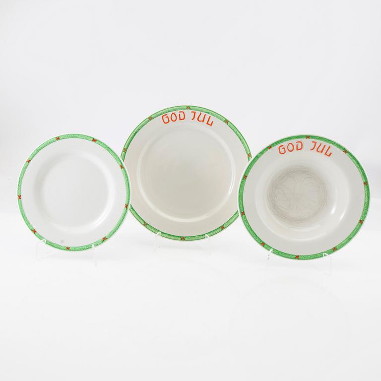Service 46 pcs "God Jul" Rörstrand second half of the 20th century porcelain.