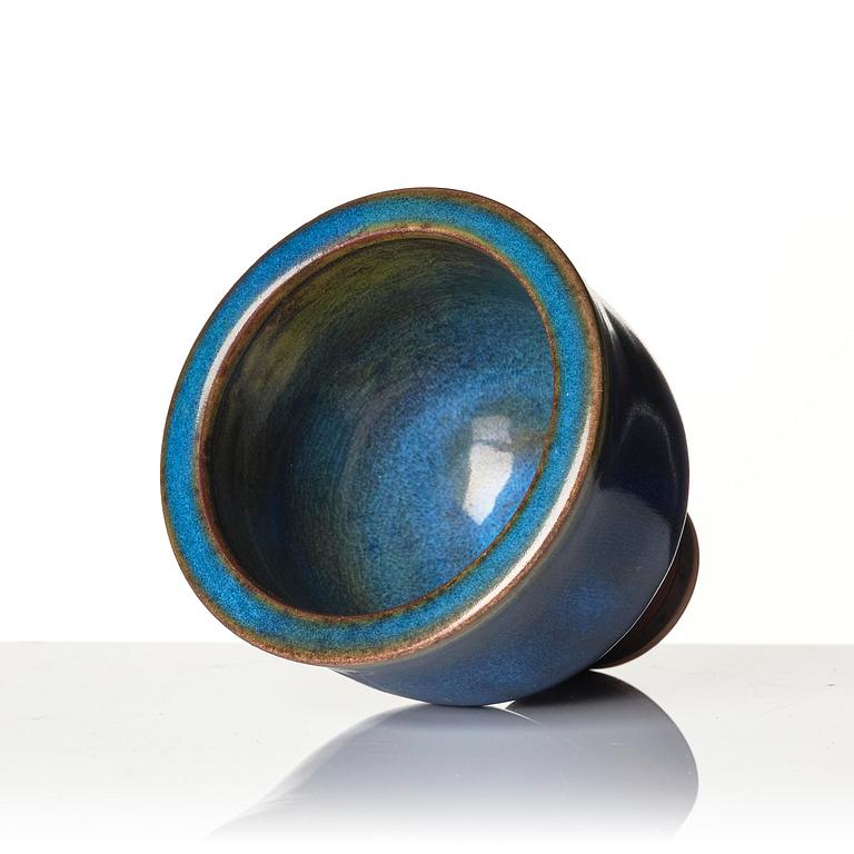Wilhelm Kåge, Wilhelm Kåge, a Farsta stoneware vase, Gustavsberg Studio, signed and dated 6 March 1949.