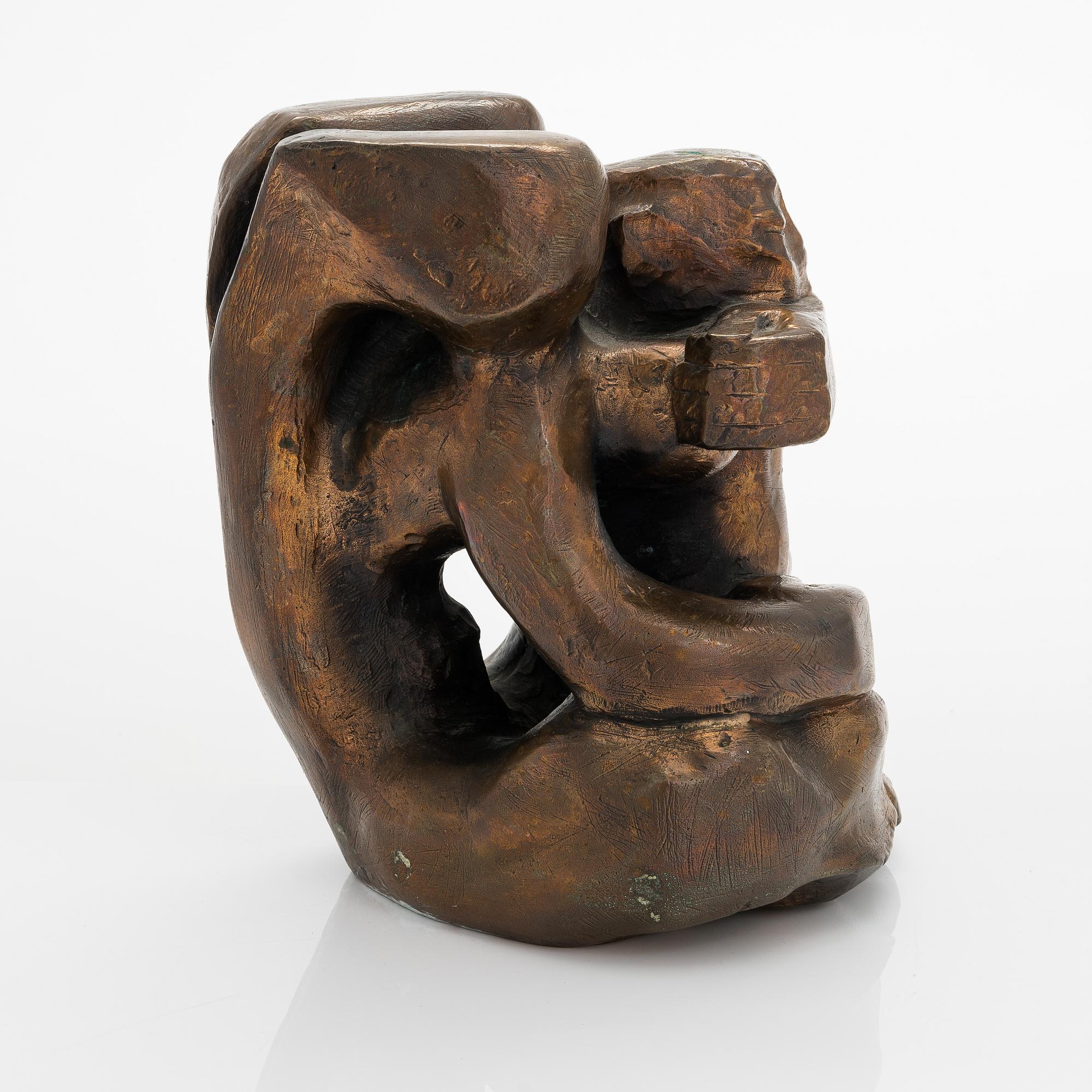 Étienne Martin, sculpture, bronze, signed, numbered 170/250, edition Artcurial.