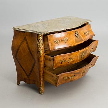 A SWEDISH ROCOCO CHEST OF DRAWERS, 1770s.