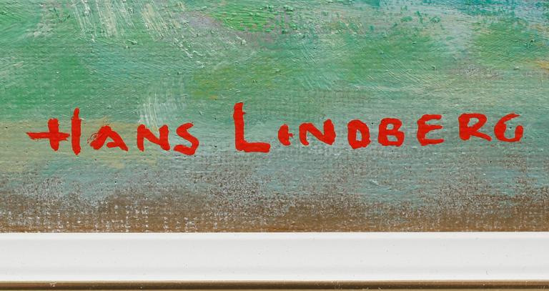 HANS LINDBERG, olja på duk, signerad.