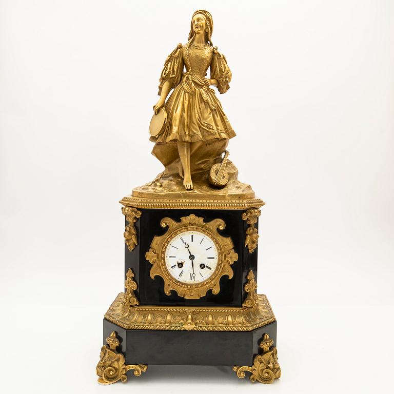 Table pendulum clock, Louis Philippe, France.