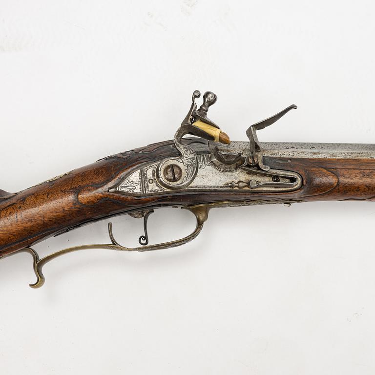 Flintlåsgevär, 1700-tal.