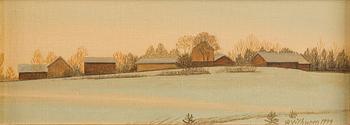 Risto Vilhunen, Winter Landscape.