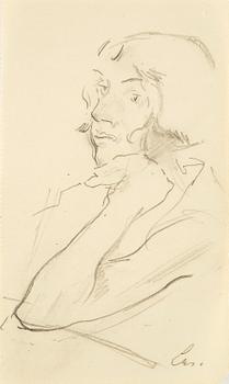 888. Lotte Laserstein, Woman in profile, probably executed in Berlin.