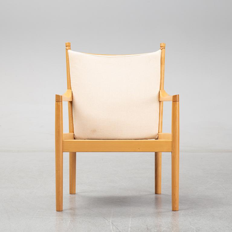 Hans J Wegner, a 'Tremme' armchair model 1788, Fredericia Denmark.