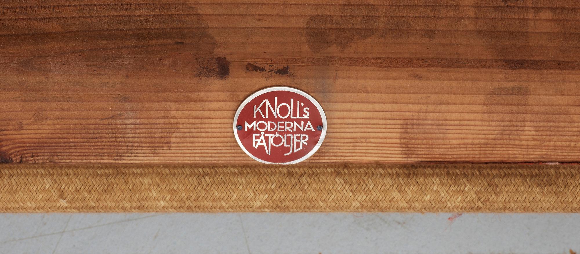 FÅTÖLJER, ett par, Knoll's Moderna Möbler, 1940-50-tal.
