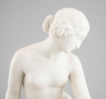 WILLIAM CALDER MARSHALL, after, a parian figurine, signed, early 20th century.