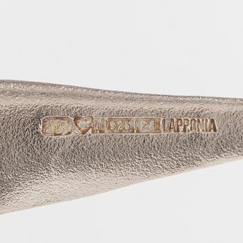 Zoltan Popovits, A sterling silver necklace "Tango". Lapponia 1992.